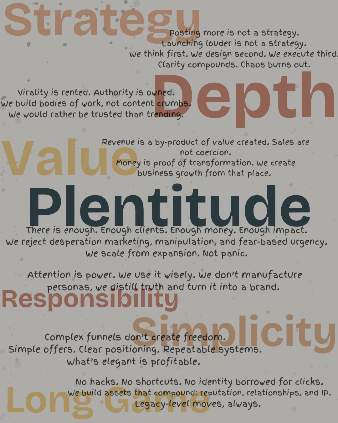 Plentitude — Flow Concept